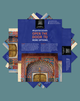 Stack of promo flyers 